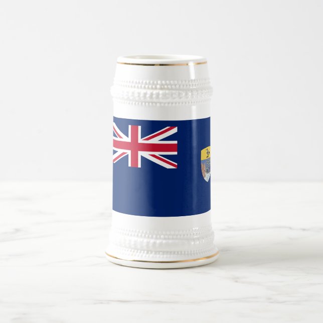 Caneca De Cerveja Bandeira de Santa Helena (Centro)