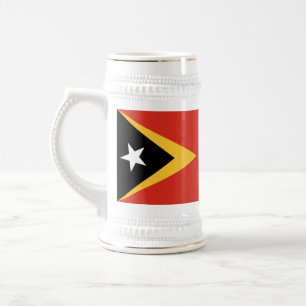 Caneca De Cerveja Bandeira de Timor Leste