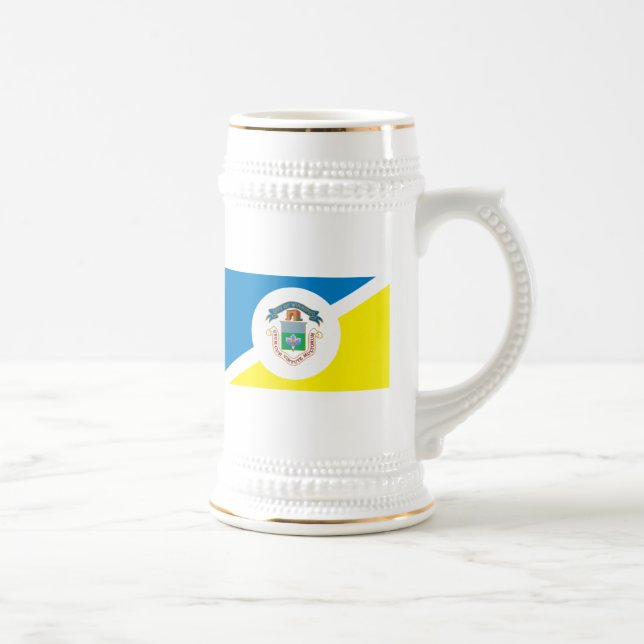Caneca De Cerveja Bandeira de Winnipeg (Direita)