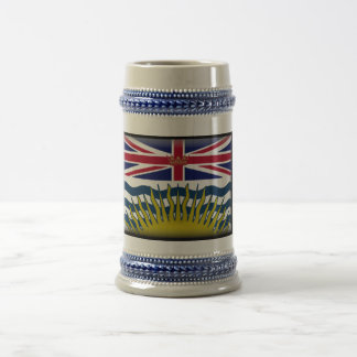 Caneca De Cerveja Bandeira do Columbia Britânica (Canadá)