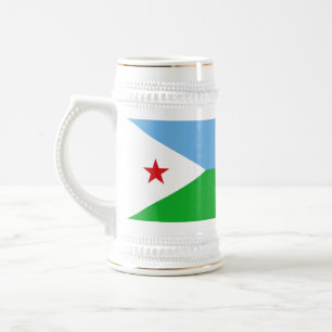 Caneca De Cerveja Bandeira do Djibuti