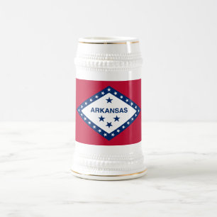 Caneca De Cerveja Bandeira do estado de Arkansas