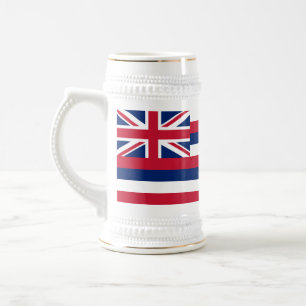Caneca De Cerveja Bandeira do Estado do Havaí