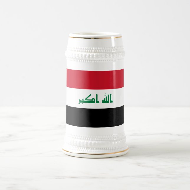 Caneca De Cerveja Bandeira do Iraque (Centro)