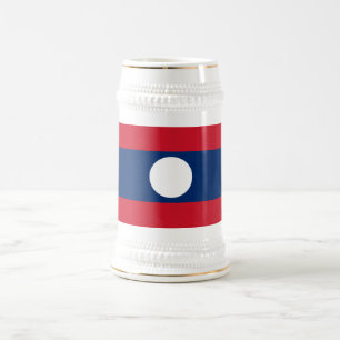 Caneca De Cerveja Bandeira do Laos