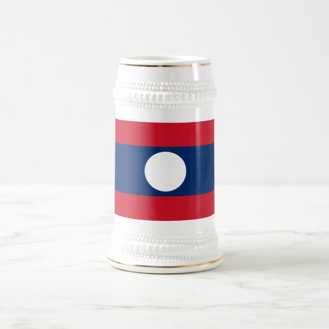Caneca De Cerveja Bandeira do Laos (Centro)