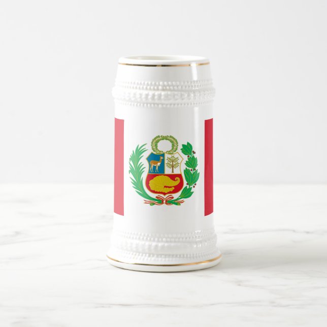 Caneca De Cerveja Bandeira do Peru (Centro)