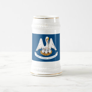CANECA DE CERVEJA BANDEIRA LOUISIANA