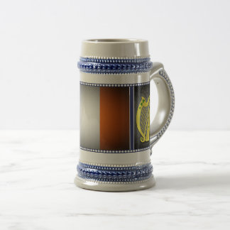 Caneca De Cerveja Bandeira nacional da Irlanda, Harp, shamrocks verd