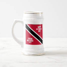 Caneca De Cerveja Bandeira Nacional do Dia da Independência de Trini