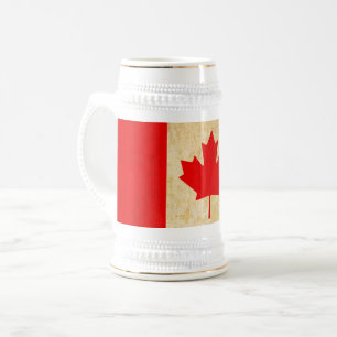 Caneca De Cerveja Bandeira Nacional Patriótica Original do CANADÁ