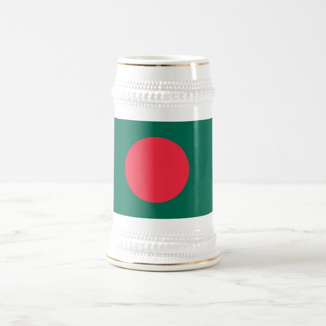 Caneca De Cerveja Bandeira Patriótica Bangladesh (Centro)