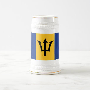Caneca De Cerveja Bandeira Patriótica Barbados