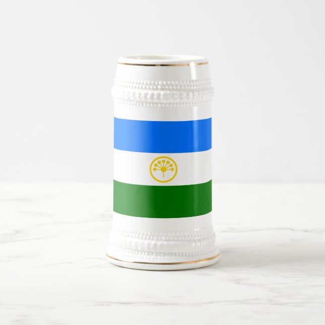 Caneca De Cerveja Bandeira Patriótica Bashkortostan (Centro)