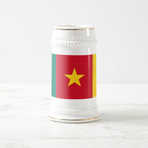 Caneca De Cerveja Bandeira Patriótica do Camarões