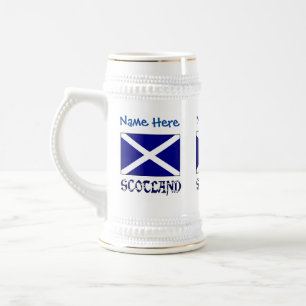 Caneca De Cerveja Bandeira Personalizada Cruz de S. André da Escócia