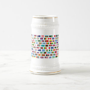Caneca De Cerveja Bandeiras mundiais