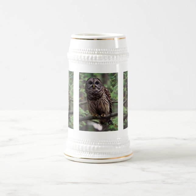 Caneca De Cerveja Barred Owl (Centro)