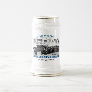 Caneca De Cerveja Batalha do aniversário do 70 do dia D de Normandy