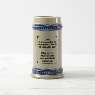 Caneca De Cerveja Batalha do físico das sagacidades