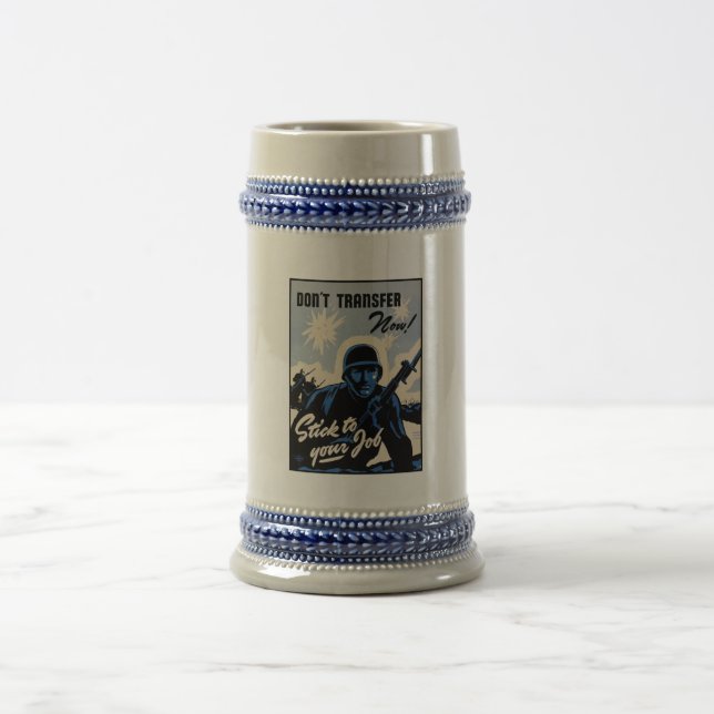 Caneca De Cerveja Batlefield Beachhead Assault por Guerreiros Americ (Centro)