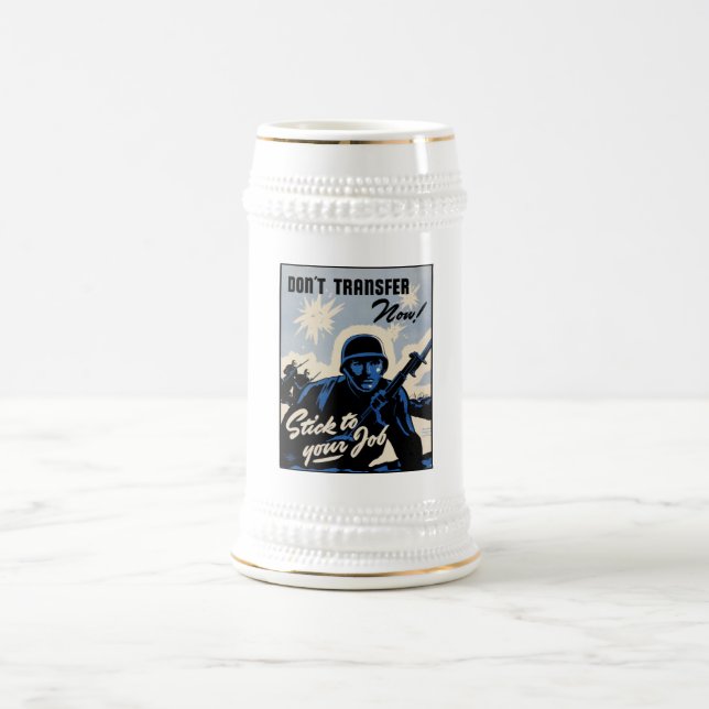 Caneca De Cerveja Batlefield Beachhead Assault por Guerreiros Americ (Centro)