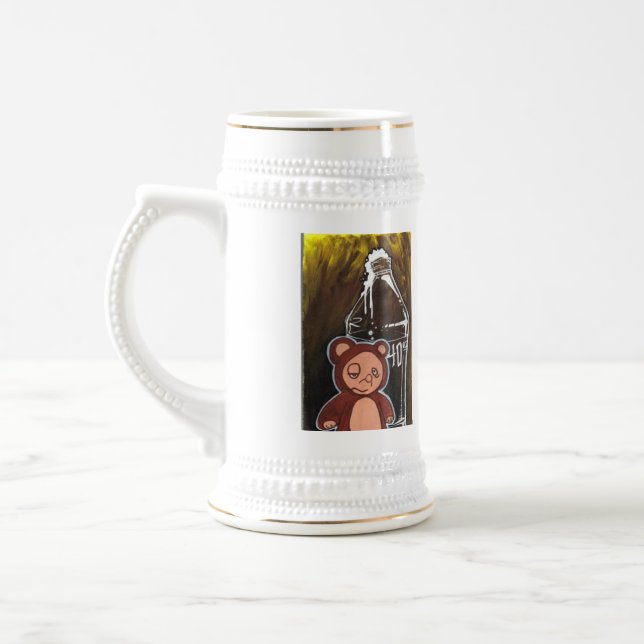 Caneca De Cerveja Bebado Brown Beer Mug (Esquerda)