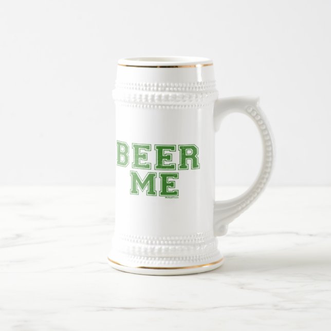 Caneca De Cerveja Beer Me Green Mug (Direita)