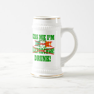 Caneca De Cerveja Beije-me, sou irlandês