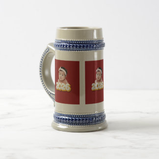 Caneca De Cerveja “Bem-vindo Bebê de 2026”