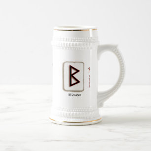 Caneca de cerveja Berkano RuneStone