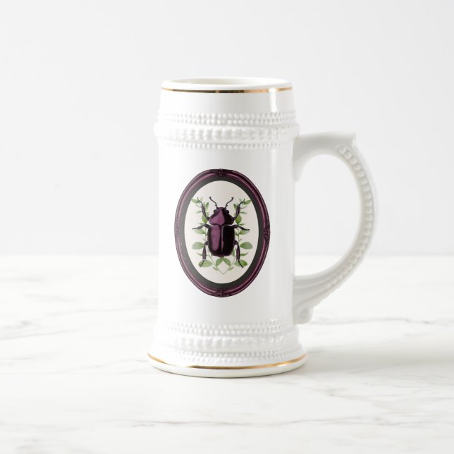 Caneca De Cerveja Besouro-veado emoldurado (Direita)