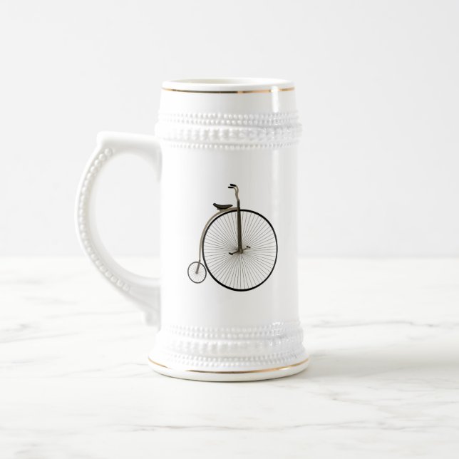 Caneca De Cerveja Bicicleta Antiga de Roda Alta (Esquerda)