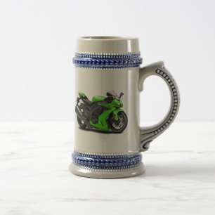 Caneca De Cerveja Bicicleta verde de Ninja