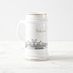 Caneca De Cerveja Bielorrússia Б е л а р у с ь Arquitetura do Castel