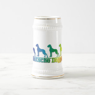 Caneca De Cerveja Bierkrug Doggen