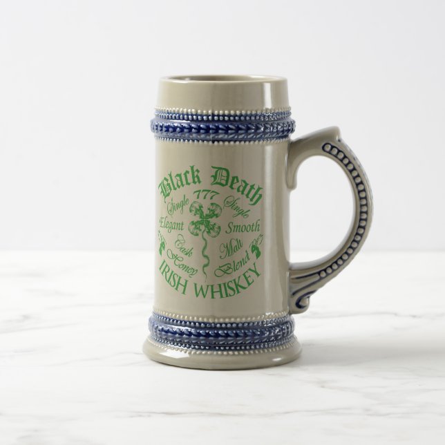 Caneca De Cerveja Black Death 77 - Honey Irish Whiskey (Direita)