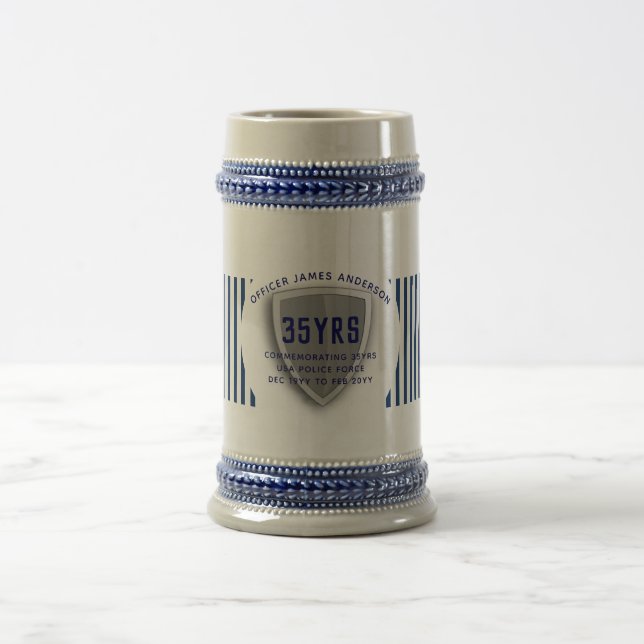 Caneca De Cerveja Blindagem de polícia personalizada (Centro)