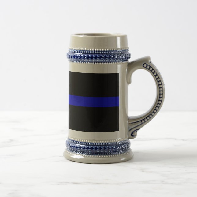 Caneca De Cerveja Blue Line fino (Direita)