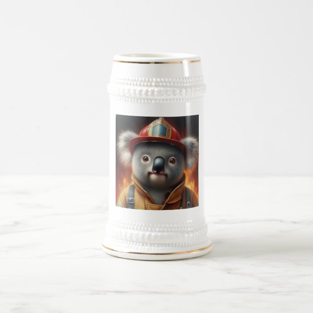 Caneca De Cerveja Bombeiro Koala (Centro)