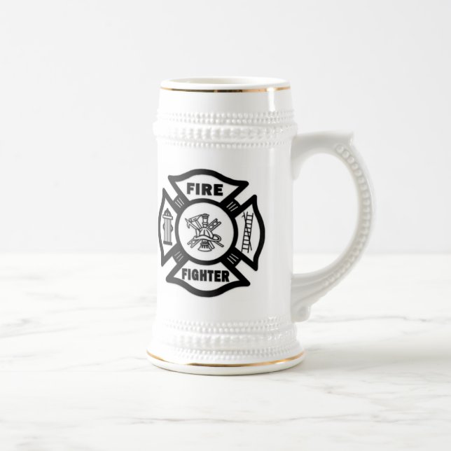 Caneca De Cerveja Bombeiro maltês (Direita)