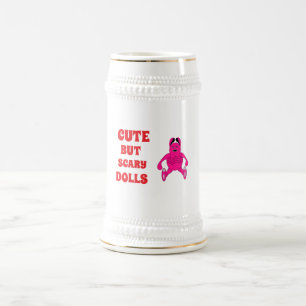 Caneca De Cerveja Bonecas bonitas, mas assustadoras