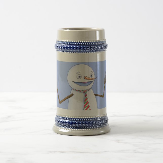 Caneca De Cerveja Boneco de neve de canto (Centro)