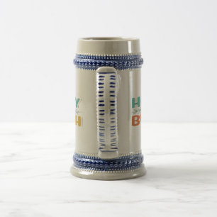 Caneca De Cerveja Bons Objetivos do Esquadrão - Teto Multicolorido "