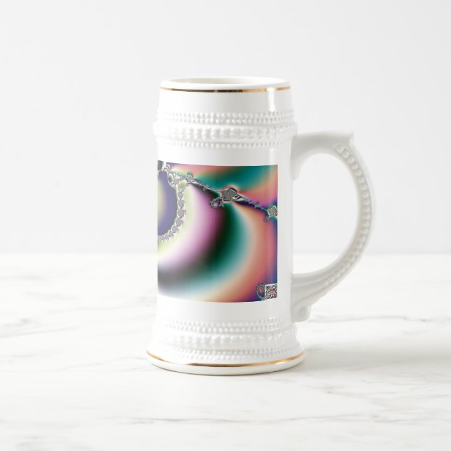 Caneca De Cerveja Borboleta Arco-íris (Direita)