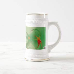 Caneca De Cerveja Borboleta de Primavera