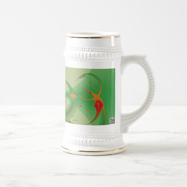 Caneca De Cerveja Borboleta de Primavera (Direita)