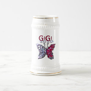 Caneca De Cerveja Borboleta GIGI 2020 Gloriosa