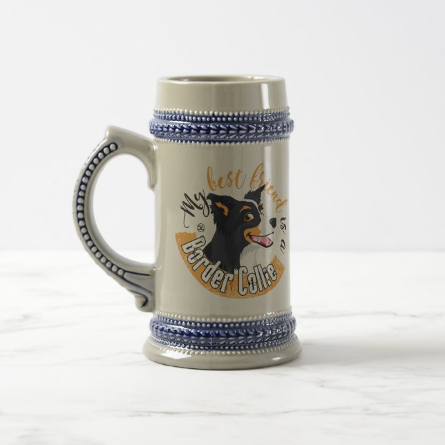 Caneca De Cerveja border collie (Esquerda)