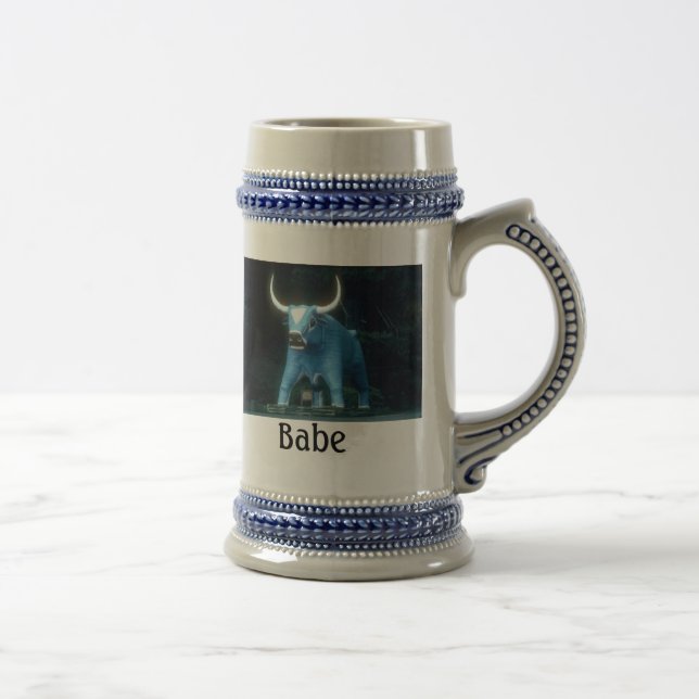 Caneca De Cerveja Borracho o boi azul, borracho (Direita)
